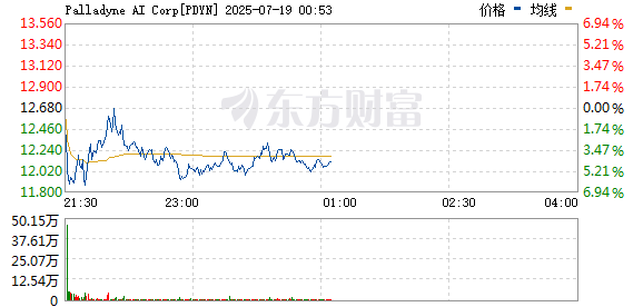 广发E配 美股无人机概念走强 Palladyne AI涨超26%